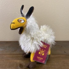NWT Llama Plush With Actual Baby Siri Alpaca Fiber Fur From Ande Zoo In Peru