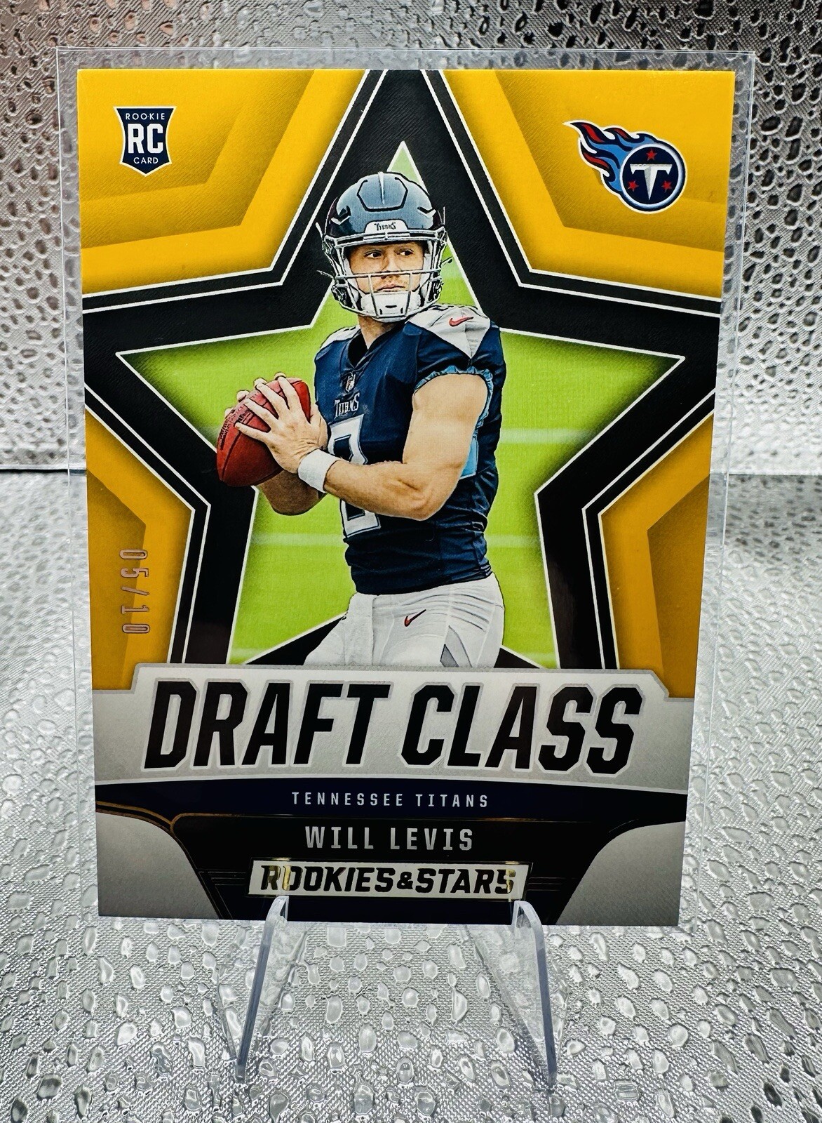 2023 Rookies and Stars Will Levis Draft Class /10 GOLD! 1/1 eBay!