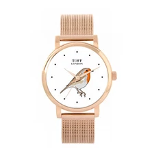 Toff London TLWS-93720 Ladies Robin Bird Watch