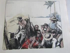 Charles Fouqueray / board No. 122 / print engraving navy / edit black 1928