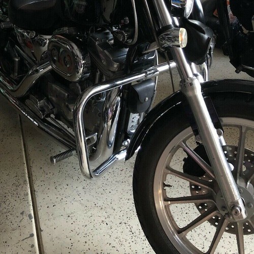 Highway Engine Guard Crash Bar For Harley Sportster XL883 XL1200 1984-2003 - Picture 7 of 15