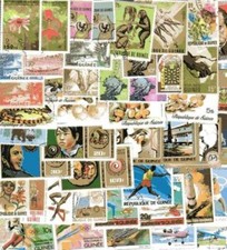 GUINEE FRANCAISE Collections de 50 à 1500 timbres différents oblitérés