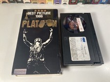 Platoon 1986 Vietnam War Drama Betamax Oliver Stone Charlie Sheen Willem Dafoe