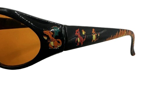 Pokémon Sunglasses Charizard Boys Nintendo Orange Lens Eye Protection Vintage - Picture 9 of 12