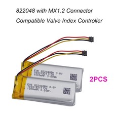2PCS 3.8V 1000mAh 3.8Wh Li Battery 822048 3Pin MX1.2 For Valve Index Controller