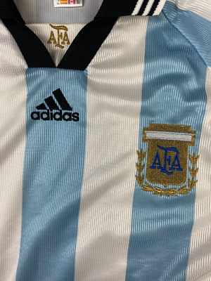 Maillot Almagro 1999/00 DANA – L/XL – Argentine – Vintage Soccer – Écussons Brodés