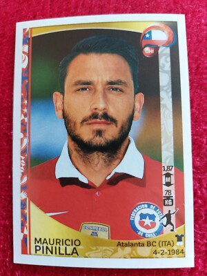 Panini Copa America USA 2016 Mauricio PINILLA Sticker 348 Chile Atalanta Bergamo