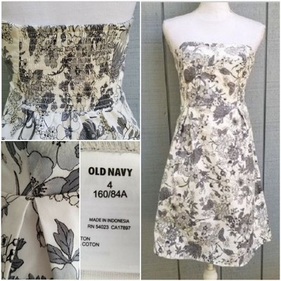 old navy strapless dress