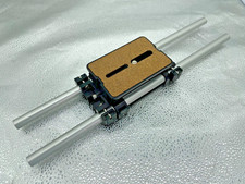 Vocas Type L Sliding Rail Plate w 2 15mm Iris Rods 16" Lightweight