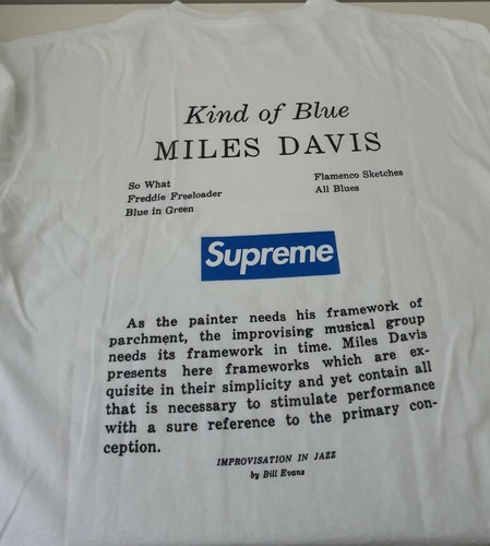 Very rare FW08 Supreme Miles Davis Kind 