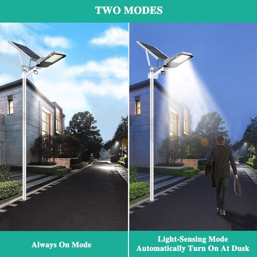 Aluminum Solar Street Light Large Solar LED Light Road Lamp Parking Lot Yard - Picture 5 of 15