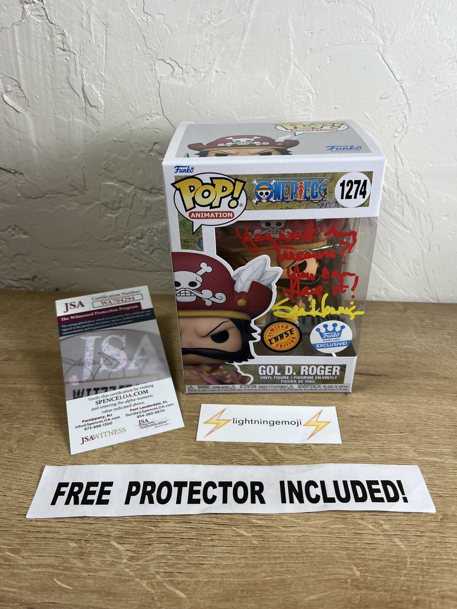 Gol D. Roger Chase Funko Pop #1274 One Piece Gold Signed