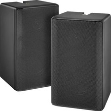Insignia- 2-Way Indoor/Outdoor Speakers (Pair) - Black-NOB