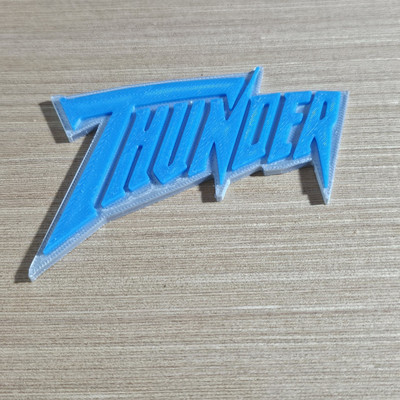 WWE Mattel LARGE WCW Thunder Logo Accessory