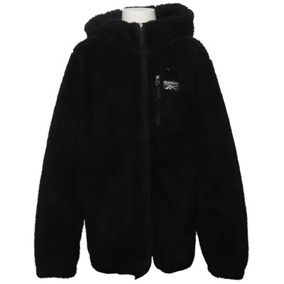 Reebok, Fleecejacke, Unisex (Kinder), Größe: 170/176, Schwarz, Polyester #5ka