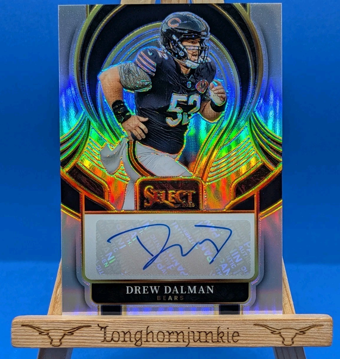 2025 Select Signatures Prizm Drew Dalman RC rookie auto Bears Falcons Stanford