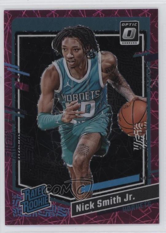 2023 Donruss Optic Rated Rookie Pink Velocity Prizm 19/79 Nick Smith Jr #224 4g8