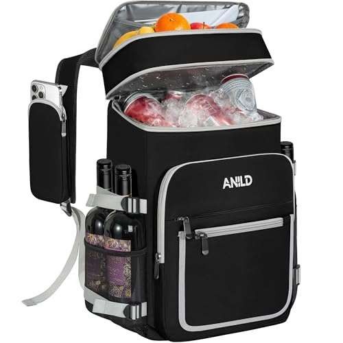 Insulated Backpack Bag 30L for Camping, Picnic, BBQ,  Assorted colors