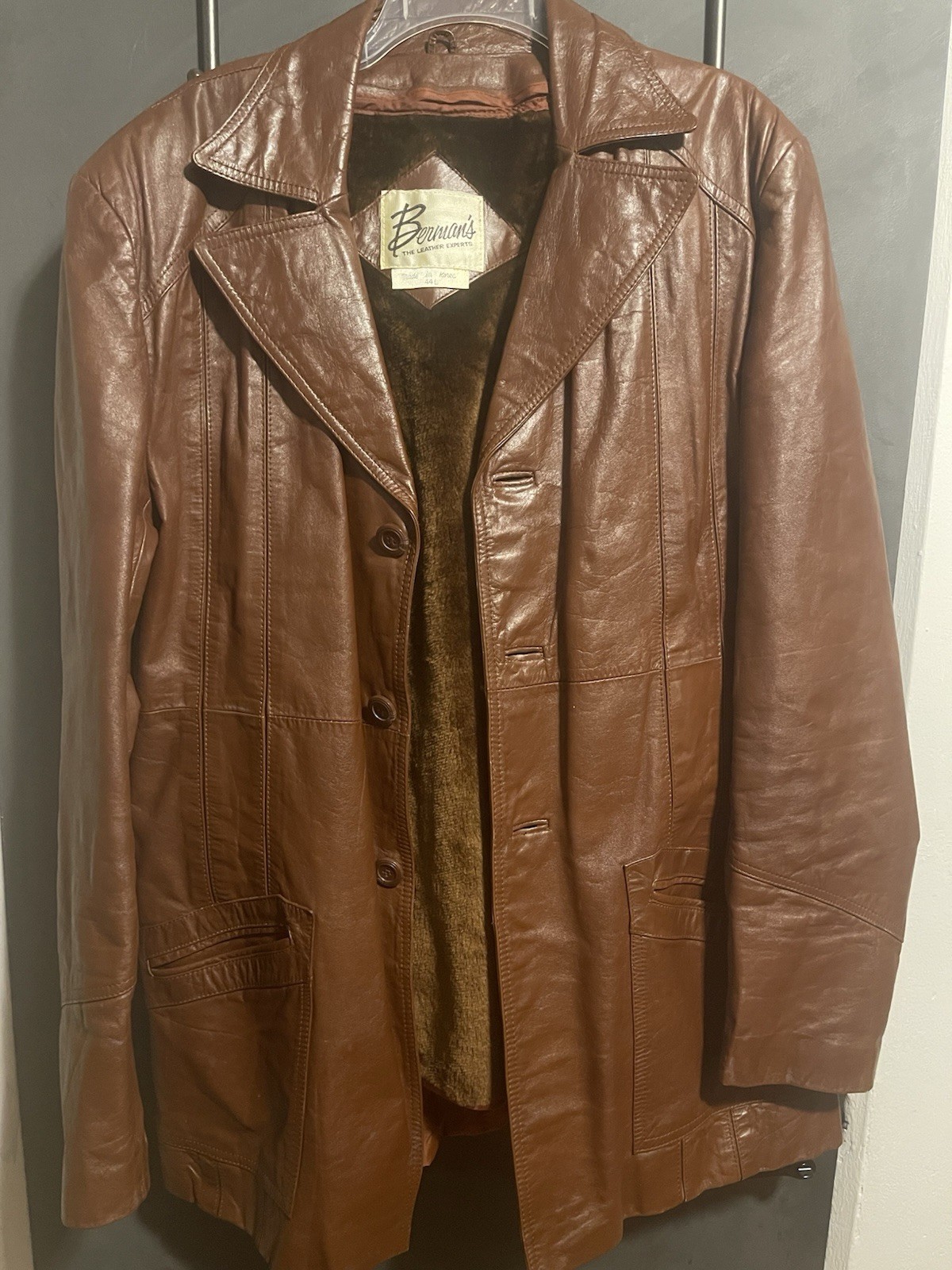 vintage leather jacket - image 1