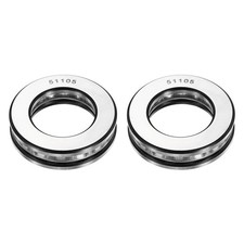2 Pcs 25mm x 42mm x 11mm 51105 Single Row Roller ABEC5 Thrust Ball Bearings