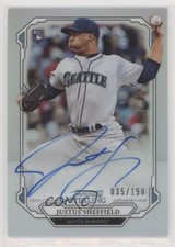 2019 Bowman Sterling Rookie Refractor /150 Justus Sheffield #BSRA-JS Auto RC 1b8