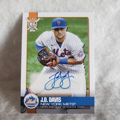 2021 Topps Big League JD Davis Big League Autographs Card