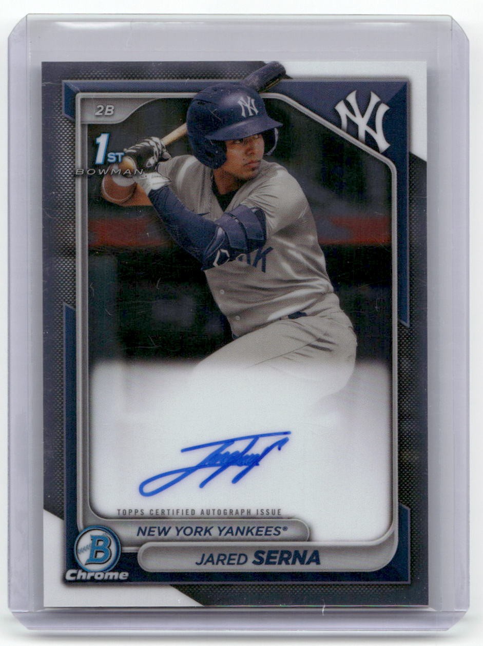 2024 Bowman #CPA-JS Jared Serna Chrome Prospect Autographs