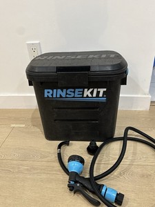 Rinsekit Portable Pressurized Outdoor Shower Kit Camping RV Non Electric