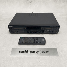 Sony MXD-D1 CD MD Player Double Deck Black All Function Tested w/ Remote Japan
