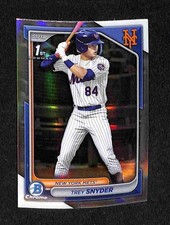 2024 Bowman Draft - Trey Snyder Chrome Refractor 1st Bowman #BDC-138 Mets