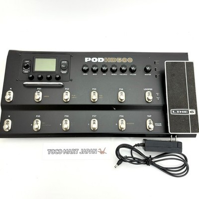 Line 6 POD HD500 Guitar Multi-Effects Processor Guitar Pedal With Adapter #0099