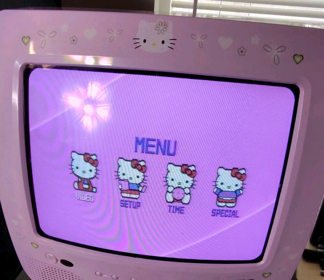 Hello Kitty ブラウン管テレビ ピンク hello kitty tv pink | eBay