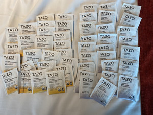 Tazo Organic Calm Chamomile & Earl Grey 50 Bags Total (25 each Flavor) LOT