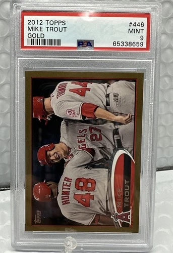 2012 Topps #446 Mike Trout Gold PSA 9 #/2012