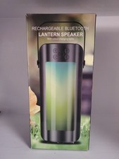 Rechargeable Bluetooth Lantern Speaker with Color Changing Lights NWT