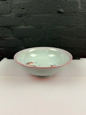 Denby Twilight Obst-Servierschale mit Fuß 26,5 cm breit x 9 cm hoch