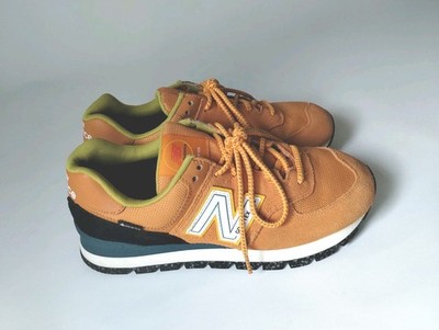 New Balance 574 Rugged GTX Gore-Tex Orange Blue Black Men s M574DGEX Size 8.5