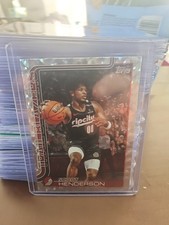 2025-26 Topps #122 Scoot Henderson Crackleboard Portland Trail Blazers