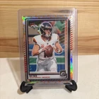 2025 Panini Donruss Optic Bo Nix Fire Flame Emoji Prizm SSP Denver Broncos #31