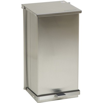 Detecto C-100 Medical Step-On Can Waste Receptical, 100 Quart, Stainless Steel