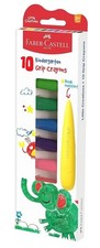 Image of Faber-Castell Kindergarten Grip Crayons - Pack of 10 (Assorted)