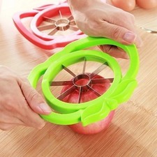 Stainless Steel Assist Apple Slicer Cutter Pear Fruit Divider Tool Apple Corer D