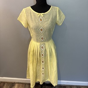 美品【embroidery organdy dress】 Organdy Dress | eBay