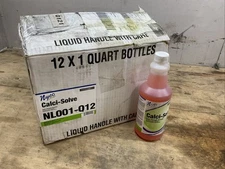 NEW BOX OF 12 Nyco NL001-Q12 Calci-Solve Super Strength Descaler 1 Quart Bottles