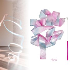 Dance Ribbon with Twirling Rod, Ribbon Streamers, Dance Ribbons for Kids,