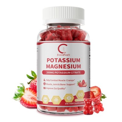 Potassium & Magnesium Plus Gummies Sugar-Free Bone & Muscle Support