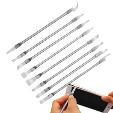 8Pcs Metal Opening Pry Spudger Repair Tools for Cell Phone laptop motherboard IC