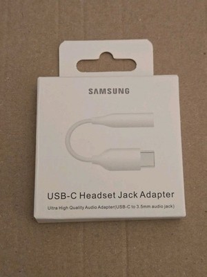 Samsung Original Jack AUX Adapter Kopfhörer 3,5mm Typ-C Kabel Klinke Neu