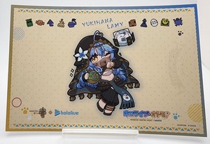 Yukihana Lamy Chibi hololive NePoLaBo Monster Hunter Cafe Collaboration Postcard