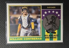 2025 Topps Heritage William Contreras 76pi-9 Silver Foil Player Icons